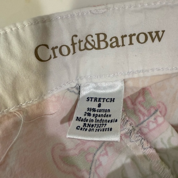 Croft & Barrow Paisley Women's Skort Size 8 - Picture 7 of 12